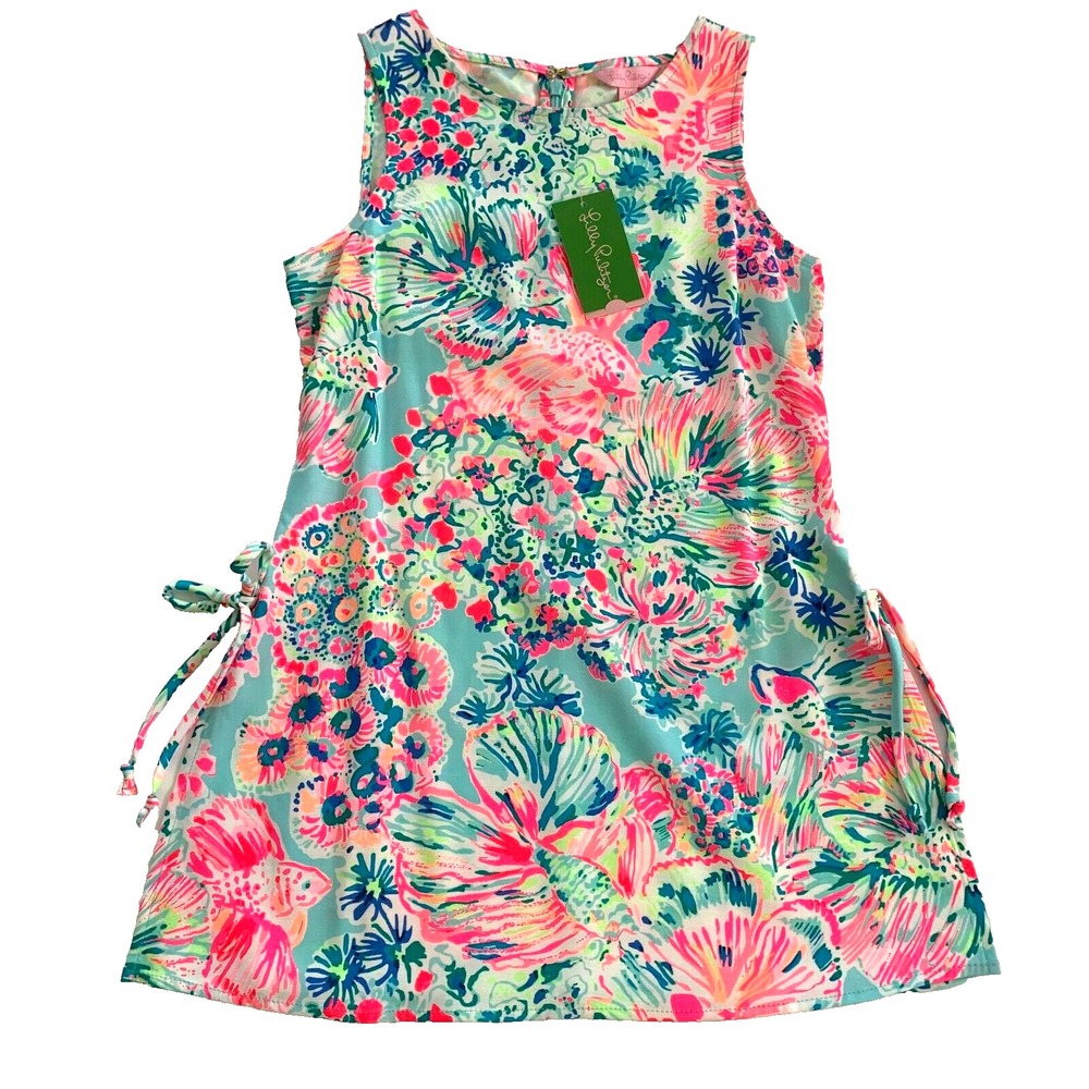 NWT Lilly Pulitzer Donna Tunic Top Gypsea XXS 00 0 Koi Fish Coral Sea Life Retro